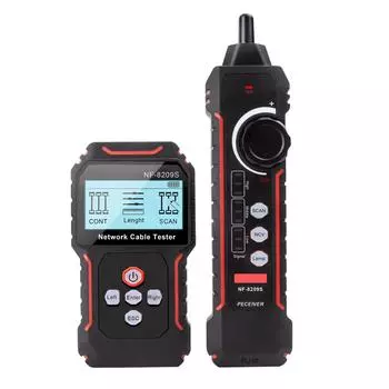 Тестер сетевых кабелей и устройство отслеживания проводов, многофункциональный тестер длины кабеля для CAT5, CAT6, поиск сетевых кабелей и тестер POE как