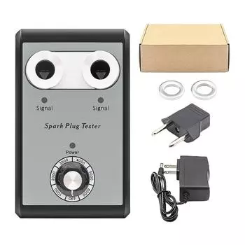 Тестер свечей зажигания автомобиля, два отверстия, тестер катушки зажигания двигателя, тестер искры для 12 В