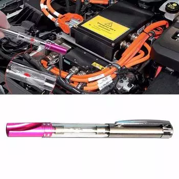 Тестер свечей зажигания, тестер непрерывности системы зажигания, тестер зажигания, тестер свечей зажигания, портативная ручка для диагностики искр зажигания автомобиля 12.5cm розовый/серебряный