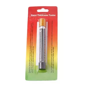 Тестер толщины автомобильной краски Ручка Auto Lak Test Bit Портативный тестер покрытия автомобильной краски Измеритель толщины Измеритель удара для автомобиля