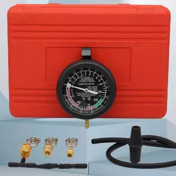 Тестер топливного насоса и автомобильный вакуумметр — проверка давления и вакуума топливного насоса, впускного коллектора карбюратора и вакуума жёлтый