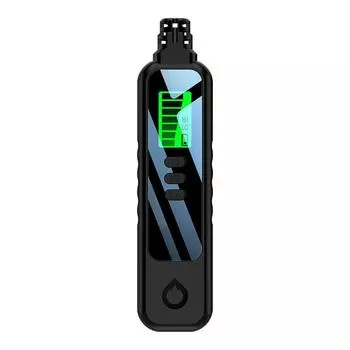 Тестер угарного газа с подсветкой ЖК-дисплея Детектор утечки угарного газа (черный) КДЕ