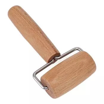 Тесто Пекарский ролик маленькая деревянная скалка антипригарное для выпечки пиццы домашняя кухонная утварь L