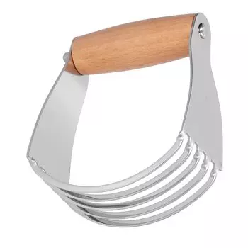 Тесто Удобный и мягкий блендер для теста Полезный и простой в использовании и хранении на домашней кухне Ресторанный блендер, безопасный, (Цвет дерева)