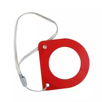 Тестовая катушка ЭБУ ключа автомобиля, инструмент обнаружения сигнала индукции ЭБУ для автомобильной карты, катушка обнаружения кражи красный