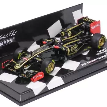Тестовая сессия Minichamps Lotus Renault R30 Valencia 2012 г. Готовый продукт 1/43 чёрный