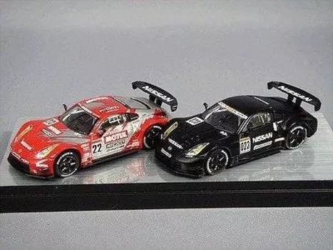 Тестовый автомобиль KYOSHO Motul Pit Work Z 2004, готовый продукт 1/64 и