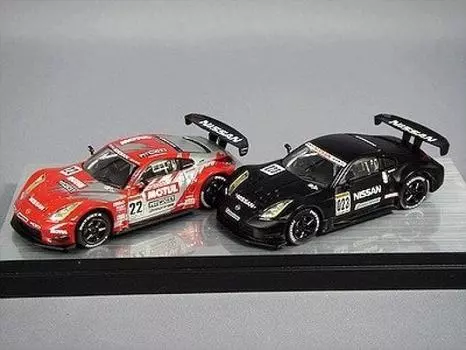 Тестовый автомобиль KYOSHO Motul Pit Work Z 2004, готовый продукт 1/64 и