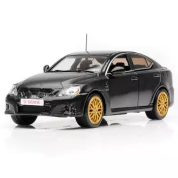 Тестовый автомобиль Lexus Nurburgring, черный [Kyosho/J Collection] 1/43 IS-F чёрный