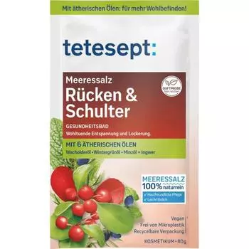 Tetecept Back & Shoulder Bath Salt Bath Salt 80g