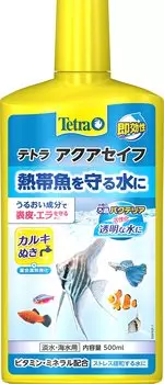 Tetra Aquasafe 500 мл Нейтрализует вредный отбеливающий хлор. Защищает слизистые оболочки и жабры аквариумных рыб. Способствует колонизации бактерий.