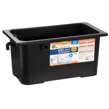 Tetra Beautiful Medaka Bowl с поливом 40 Водяная лилия Золотая рыбка Изготовлена из Не требуется подмена воды Банка, черная, замененная, миска, миска,