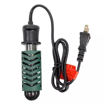 Tetra Lepto Heater 50W Автоматический регулятор температуры поставляется с огнестойким пластиковым покрытием Вертикальная и горизонтальная установка Соответствует SP