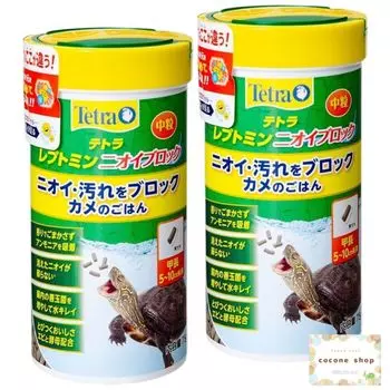 Tetra Leptomin Odor Block, среднее зерно 75 г. В комплекте с оригинальной салфеткой Cocone Shop [Набор 2]