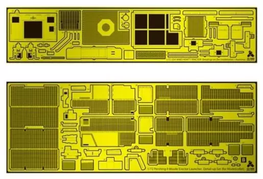 Tetra Model ME Series M983 HEMTT Tractor and Pershing II Missile Erector Launcher Plastic Model Parts ME7207 1/72 (MC)