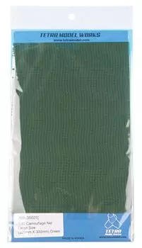 Tetra Model Works MA Series Маскировочная сетка Большая x Пластиковые детали модели MA3525 1/35 (зеленый) (220мм 300мм)