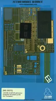 Tetra Model Works ME Series MTVR бронированный грузовик травление пластиковые детали модели ME3570 1/35 Mk.23 (TR)