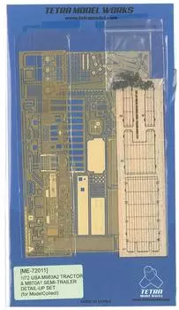 Tetra Model Works ME Series US Army M983A2 HEMTT для M870A1 Пластиковые детали для модели ME7211 1/35 Тягач с полуприцепом (для МС)