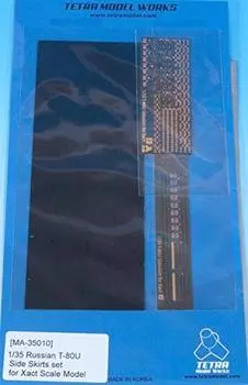 Tetra Model Works Русский танковый бортовой экран набор 1/35 Т-80У