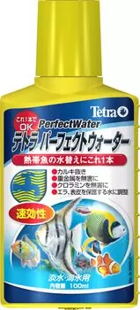 Tetra Perfect Water 100 мл Кондиционер для воды Защита слизистой оболочки Удаление накипи