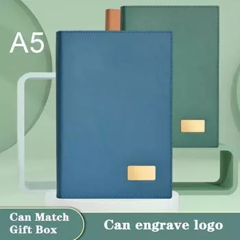 Тетрадь для школьников из мягкой кожи формата А5, журнал для записей рабочих совещаний, деловой блокнот, утолщенный ежедневник, линованные страницы, журнал путешествий A5