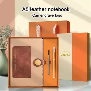 Тетрадь для школьников в кожаном переплете формата А5, офисный блокнот с пряжкой, книга для записей деловых встреч, журнал путешествий, дневник, 130 листов, 260 страниц A5