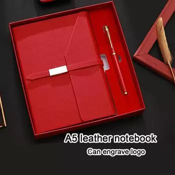 Тетрадь для школьников в кожаном переплете формата А5, деловой блокнот с пряжкой, книга для записей совещаний в офисе, утолщенный дневник, тетрадь для выписок, 120 листов, 240 страниц A5