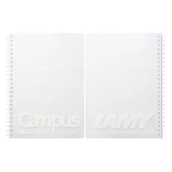 Тетрадь KOKUYO Campus Soft Ring LAMY A5 Graph Dot линованная 50 листов белая LC-SV131WT5-L2 белый