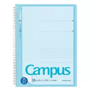 Тетрадь KOKUYO Campus Twin Ring для вклеивания отпечатков B5 Novi B в линейку 30 листов S-T3HBN