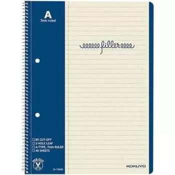 Тетрадь KOKUYO формата B5, линованная, 40 листов, 10 книг, линованная А-линовка