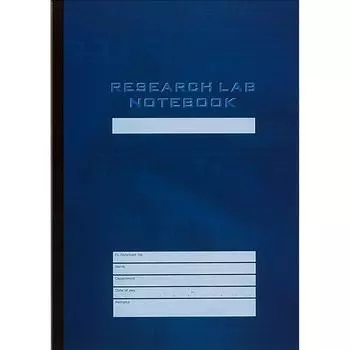 Тетрадь KOKUYO Research Lab Notebook A4 сетка 5 мм 80 листов с местом для подписи No-LB208S, линованные,