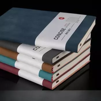 Тетради для колледжа, мягкий кожаный студенческий дневник, утолщенный офисный блокнот для записей, 80 листов, блокнот для записей формата A5/A6, журнал-планировщик A6 80sheets