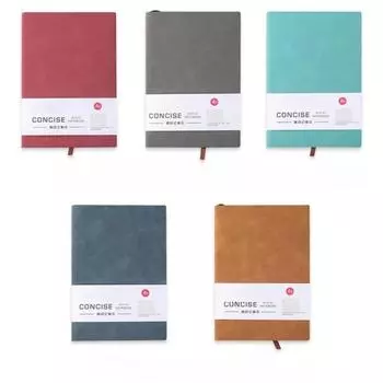 Тетради для колледжа, мягкий кожаный студенческий дневник, утолщенный офисный блокнот для записей, 80 листов, блокнот для записей формата A5/A6, журнал-планировщик A6 80sheets