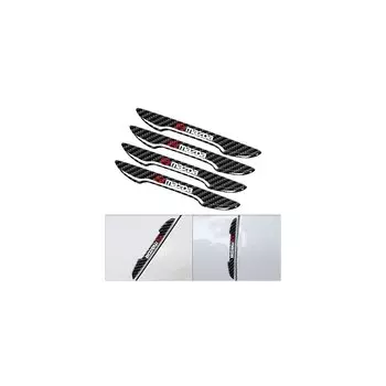 TEUCRO Боковая защита двери Отделка двери Защитная наклейка на бампер боковой двери Наклейка на автомобиль Suzuki Защитная наклейка из углеродного волокна для автомобильной защиты двери