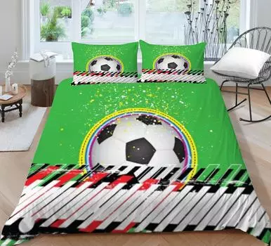 Текстиль для дома, 3D комплект постельного белья, пододеяльник, мягкая дышащая кровать, удобные пододеяльники, дышащие футболки с принтом Single 135x200cm