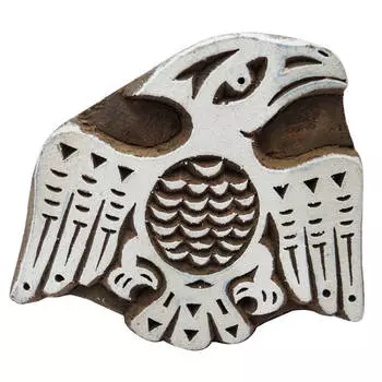 Текстильная печать Eagle Bird Design на ткани 2.1 x 2.3 x 1.7 Inches