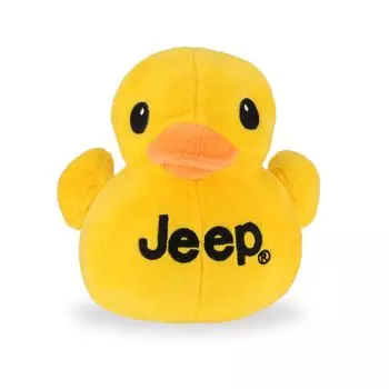 Текстовый логотип Jeep, плюшевая утка, идеальный энтузиаст, которого обманули - вы (желтый) жёлтый