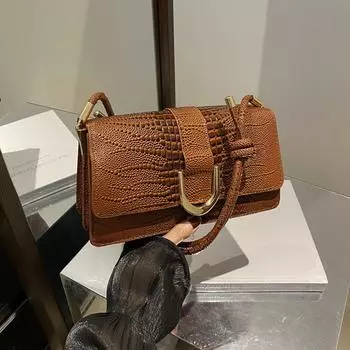 Текстура PU кожа крокодиловый узор сумка через плечо для подарков модные веревочные ремешки сумки через плечо для женщин дизайнерские сумки