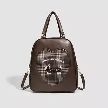 Текстура ретро женский рюкзак осень и зима после поездок на работу рюкзак через плечо переноска небольшой школьный рюкзак женский