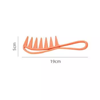 Текстура волос Расческа с широкими зубьями Расческа для укладки волос Мужская винтажная масляная расческа для головы Расческа для головы для дома Большие полые зубцы синий