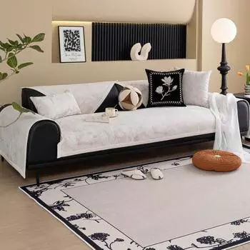 Текстурная подушка для дивана Four Seasons Universal Sofa Cushions Light Luxury High-Certified Non-Slip Sofa Cover Fabric 70*70cm