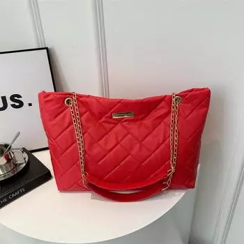 Фактурная атмосферная сумка через плечо для путешественников, женская, ранняя весна 2024 года, новая универсальная сумка-тоут с подмышками чёрный