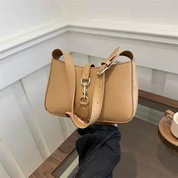 Textured commuter women s shoulder bag women s 2024 summer new versatile ins messenger bag temperament small square bag tide хаки