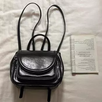 Сумка с текстурированным нишевым дизайном Корейская версия рюкзака отличается высокой эстетикой в стиле маятника, новая академия