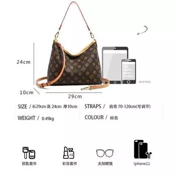 Textured retro printed tote bag women s 2025 new handbag fashionable versatile shoulder messenger women s bag темно-коричневого