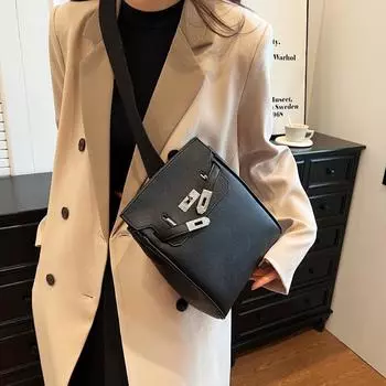 Текстурированная маленькая женская сумка 2024 года, осень-зима, новый тренд, модная ретро-сумка-мессенджер, универсальная сумка через плечо для мобильного телефона, маленькая квадратная сумка