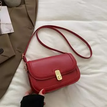 Текстурированная маленькая сумка через плечо женская модная ретро-сумка через подмышку маленькая квадратная сумка через плечо осенняя популярная сумка через плечо