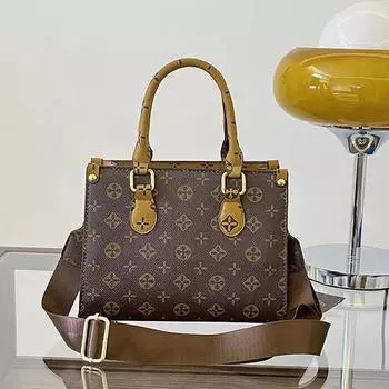 Текстурированная ретро-пресбиопия маленькая квадратная сумка темперамент женская наплечная портативная коричневый