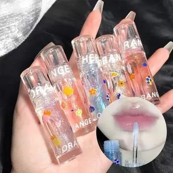 Текстурная увлажняющая мини-прозрачная глазурь для губ для девочек C