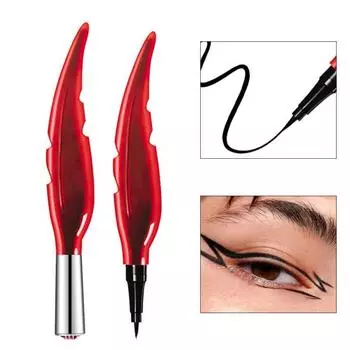 Текстурные профессиональные портативные аксессуары для карандашей для подводки глаз с перьями